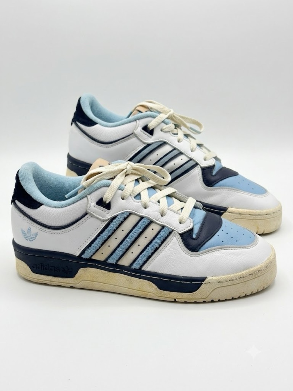 adidas Rivalry Low 86 Tar Heels White Blue Size 9